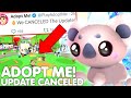 😡ADOPT ME CANCELED THIS NEW BIGGEST UPDATE…🔥😨PLAYERS SAD! (ALL INFO) ROBLOX