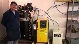 Our new Kaeser 5hp Rotary Screw Air Compressor