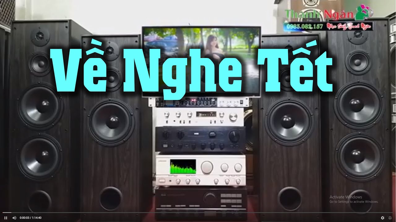 Disco Quan Họ Test 2 Cặp Loa Cây Siêu Hay Cho Dịp Tết... - youtube