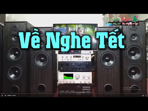 Video Disco Quan Họ Test 2 Cặp Loa Cây Siêu Hay Cho Dịp Tết... - youtube