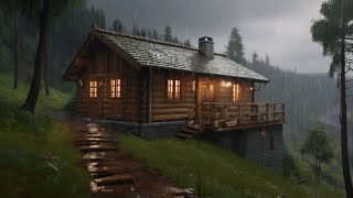 Listening to the Sound of Rain. suitable for insomnia therapy, rain sound for sleeping, ASMR, Rain