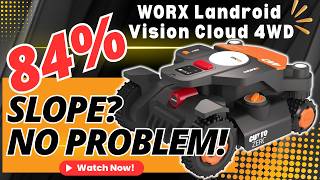 Worx Landroid Vision Cloud 4WD Review - The King of Steep Slopes!