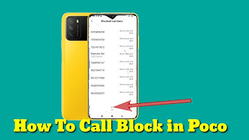 How To Call Block in Poco M3,Poco M3 Main Call Block Keise Kare,Call Block in Poco Mobile,
