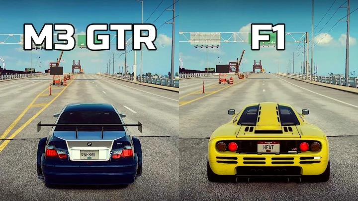 NFS Heat: BMW M3 GTR vs McLaren F1 - Drag Race