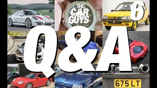 Q&A 6: Which Youtuber's Cars Would We Own? Are You Getting A Carrera Gt? And More | Thecarguys.tv