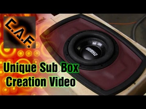 How to Build A Subwoofer Box CUSTOM Video - Custom Body Filler Fiberglass CarAudioFabrication