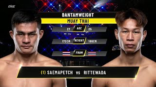 Saemapetch vs. Rittewada | ONE Championship Full Fight