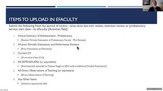 Mini Review in eFaculty