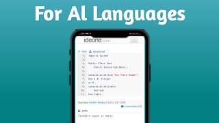 This Compiler Supports Every Language - IDEONE.COM