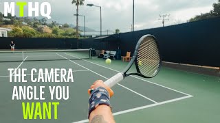 First Person Point Of View Tennis - PRACTICE SET With Former #1 NCAA Singles