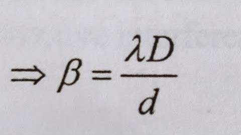 FRINGE WIDTH DERIVATION | WAVE OPTICS | FULL CONCEPT EXPLAINED | IMPORTANT DERIVATION |