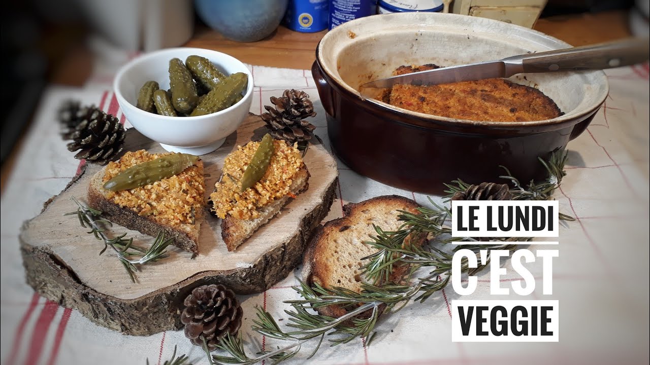 PATÉ VÉGÉTARIEN AUX POIVRONS DU JARDIN