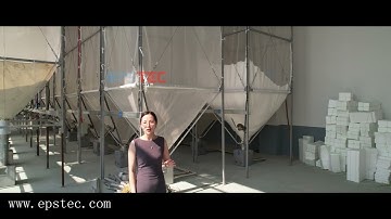 Automatic EPS silo for expanded polystyrene plant