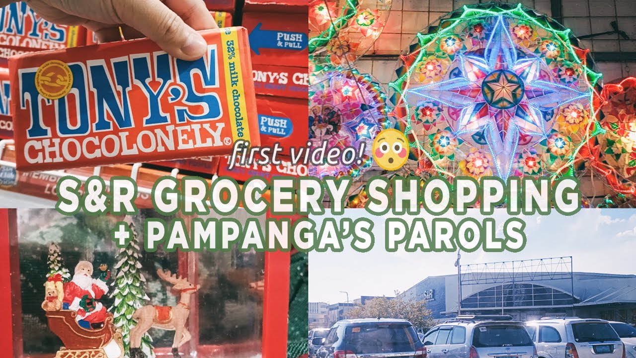 Grocery Shopping Haul! S&R Pampanga + Christmas Lantern/Parol Tour (silent vlog + ASMR shop with me)