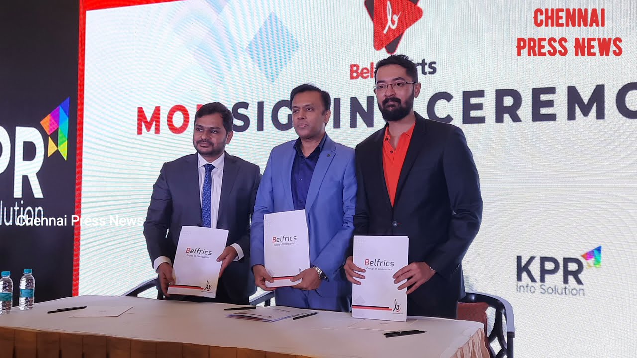 BelfricsBT & KPR Info Solution Sign MOU with Chennai City Football Club to  develop Blockchain NFTs