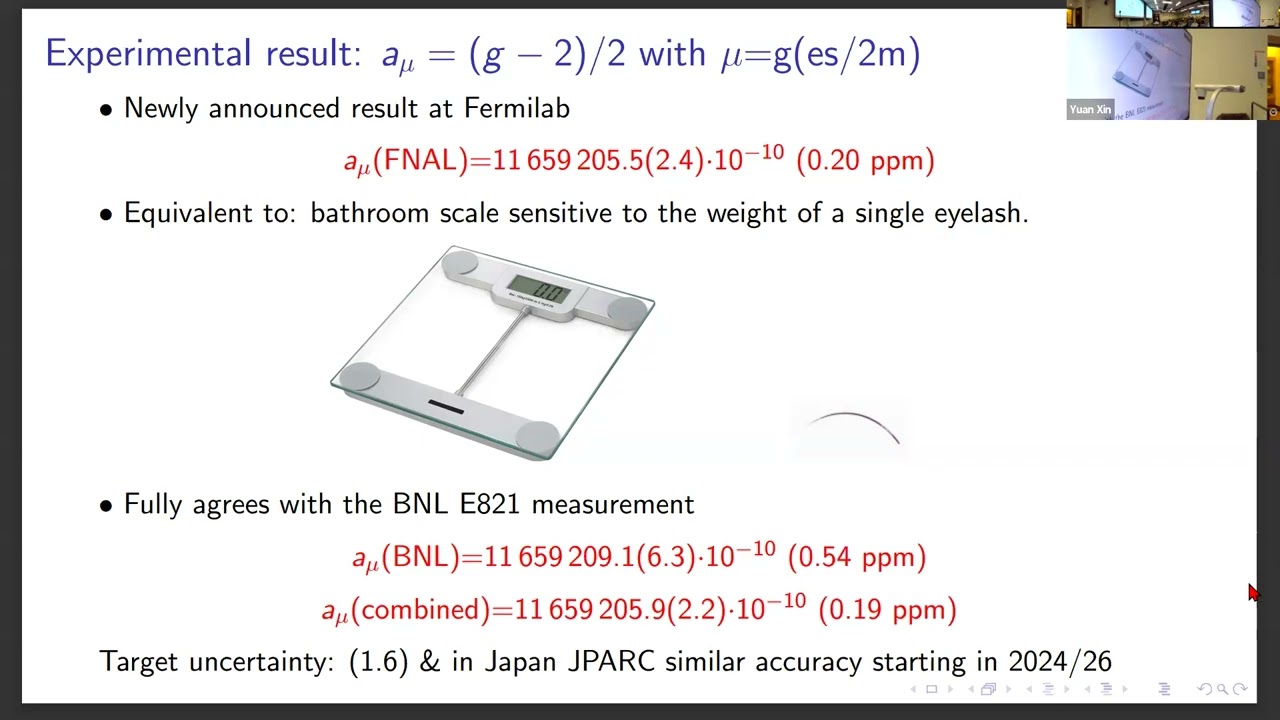 Zoltan Fodor, “The magnetic moment of the muon: a status report”