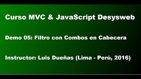 Curso MVC & JavaScript Desysweb - Demo 05