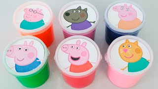 Peppa Pig Português Brasil | Slime Brinquedos Surpresa com Peppa e Pig George