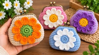 This Crochet Flower Is Simply Stunning! 🌼 Easy & Beautiful Crochet Flower Motif Tutorial #crochet 