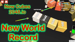 Yes yes yes ….. I Made New World Record Of 128AE Cubes 2048.io 🎺🎷👏🎂🎉