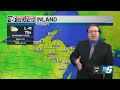 FIRST ALERT: Brief bout of rain, cooler air moves in