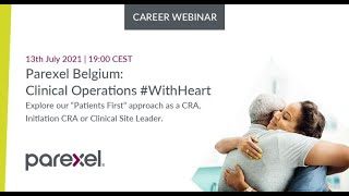 Parexel Belgium Online Seminar Clinical Operations #WithHeart