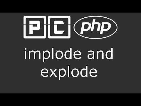 implode php คือ  New 2022  PHP beginners tutorial 31 - implode and explode