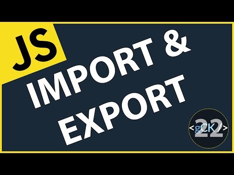 Vidéo: Comment fonctionne l'import en JavaScript ?