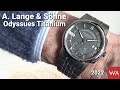 A. Lange & Söhne ODYSSEUS. Titanium Grade 5. Limited edition of 250 pieces .