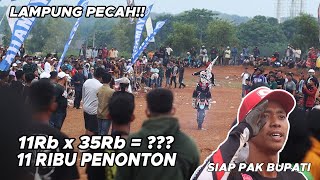 Rizky Hk Di Ajak Balap Bupati Lampung Timur..11 Rb Penonton Jadi Saksi