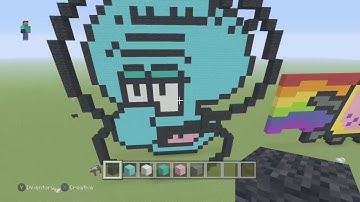 Minecraft: Squidward Pixel Art Tutorial