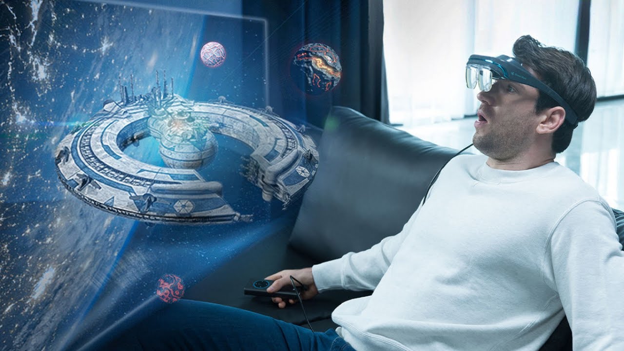 DreamGlass Lead: World's 1st 200” 4K All-in-One AR