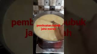 cara membuat serbuk jahe merah