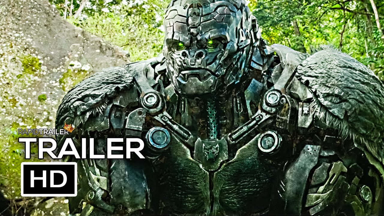Transformers 7 rise of the beasts official trailer 2023 action sci