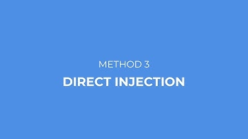 METHOD 3 to analyze liquid samples: syringe direct injection