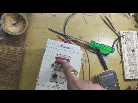 How To Install Delta VFD for Basic Operation, How To Configure Delta VFD M Delta Drive Settings