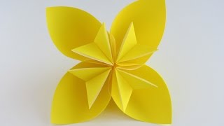 Easy Origami Kusudama Flower