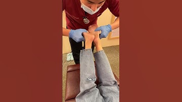 Uneven leg length adjustment. #shorts #chiropracticasmr #chiropractor #spinehealth #chiropracticcare