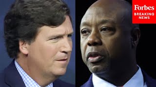 'Why Is Mexico Less Of A Threat Than Russia?': Tucker Carlson Questions Tim Scott At Iowa Summit