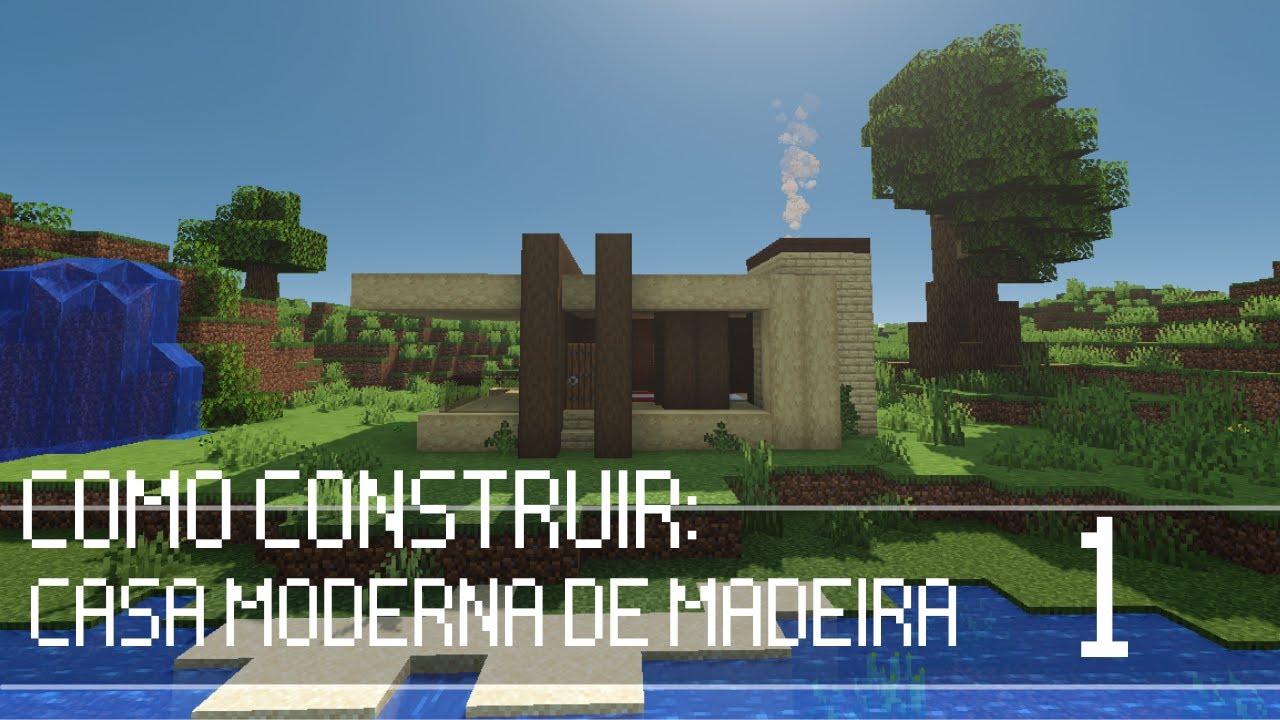 Minecraft - Como construir uma casa de madeira para sobrevivência