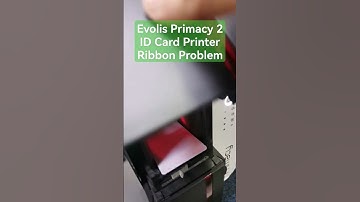 Evolis Primacy 2 ID Card Printer Ribbon Problem #ribbonproblem #ribbonerror #01617589582 #evolis