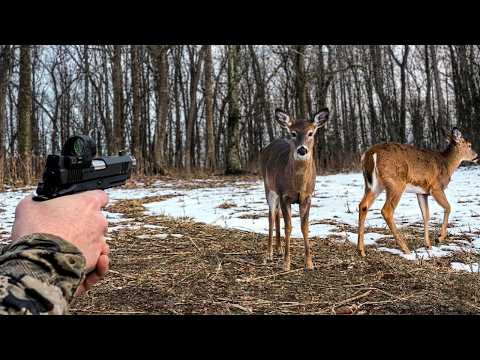 9mm Pistol For DEER HUNTING?! WE DROPPED 13!!! PART 1