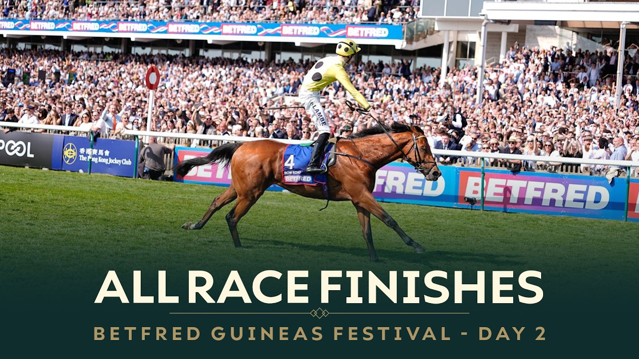 All race finishes from Betfred 2000 Guineas Day at Newmarket racecourse ...
