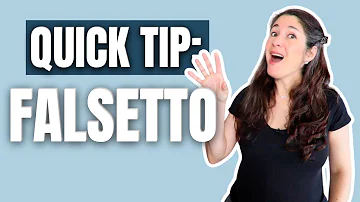 QUICK TIP: HOW TO SING FALSETTO