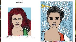 Coloring Novels™ Interactive Coloring eBook Demo!