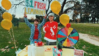 We Made A Lemonade Stand & Gave Away All The Profits
