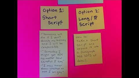 ERP for OCD: Scripting