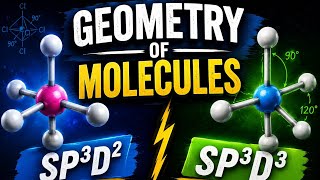Geometry of Molecules Part 3, Hybridization Chemical Bonding NEET JEE EXAM 11th 12th Episode 34