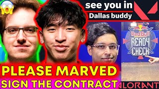 Sentinels on Marved Contract, ShahZaM vs AimbotNeon IRL  VCT News