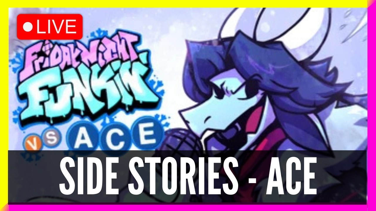 Jugando las canciones de ACE ❄️  |🔴En Directo x la Noche 🌃 | FNF Vs RETROSPECTER Parte 2